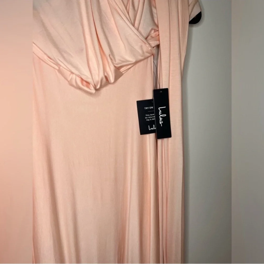 NWT Lulus - Tricks of the Trade Blush Pink Maxi Dress - Size Small - Picture 5 of 12